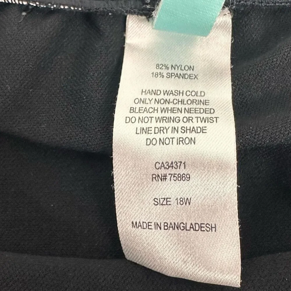 Freshwater Black Swim Shorts size 18W